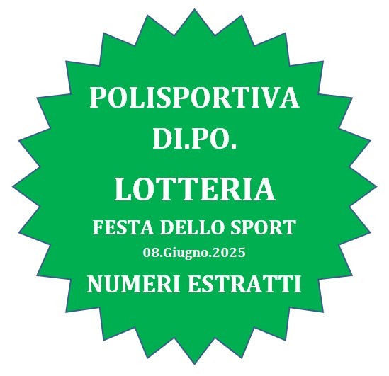 FESTA DELLO SPORT - Lotteria Giugno 2025
