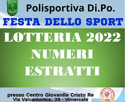 FESTA DELLO SPORT - Lotteria Giugno 2022