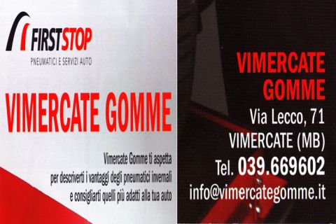 VIMERCATE GOMME FIRST STOP